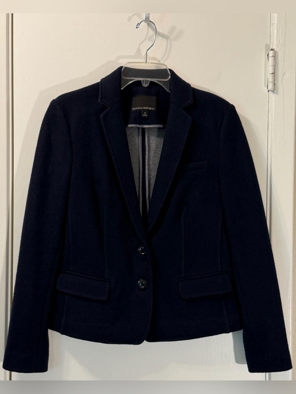 Banana Republic Women's Dark Navy Tailored Blazer